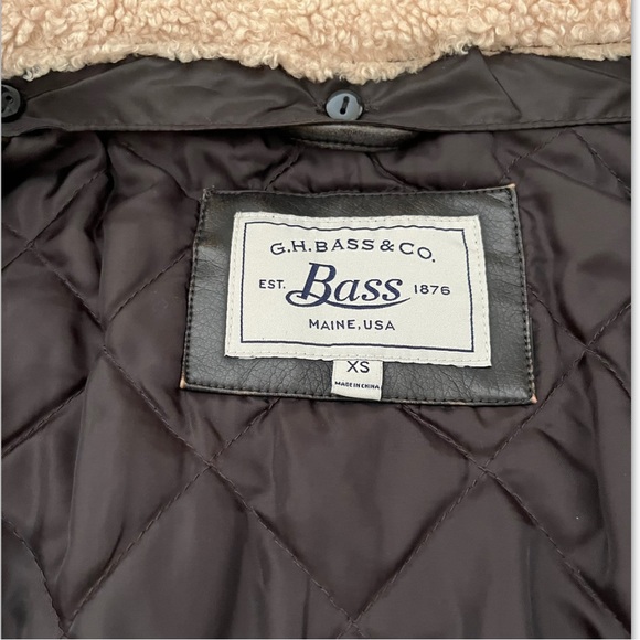 G.H. Bass & Co.Women’s Bomber Jacket, Brown, Size XS. - Picture 5 of 7